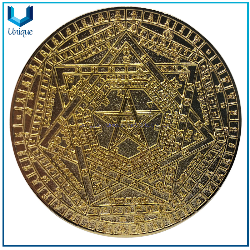 Personalizar diseño, moneda de souvenir plateada de oro, moneda antigua del Reino Unido, moneda de desafío para regalos