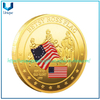 Moneda creativa de cartón militar 3D de diseño personalizado, monedas de espejo, moneda conmemorativa de metal del gobierno deportivo de la marina del ejército de oro/plata