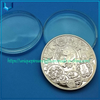 Moneda de recuerdo de espejo dorado/plateado con revestimiento de metal 3D personalizado de fábrica, moneda conmemorativa de vacaciones/lugar escénico/zodíaco