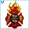 Challenge Moneda Personalize Fábrica, Bomberos 3D Rescate de fuego Desafío conmemorativo Moneda, Moneda de desafío a granel