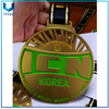Personalice la medalla grande de 14 cm, la medalla de la medalla de la medalla de la competencia, la medalla de Corea ICN, los esporas corriendo MEDA, la medalla de Pormotional para regalos