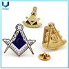 Personalice la insignia de metal, el pin de la solapa del recorte, el emblema de metal 3D, Mason Fremason Decorations Badges Custom Masonic Solapa Pin