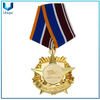 Medalla militar personalizada de la hora del recuerdo, medalla de premio de alta calidad con cinta