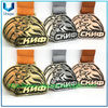 Medallas de metal 3D personalizadas, medallas rusas de eventos deportivos de bronce, oro y plata con cinta