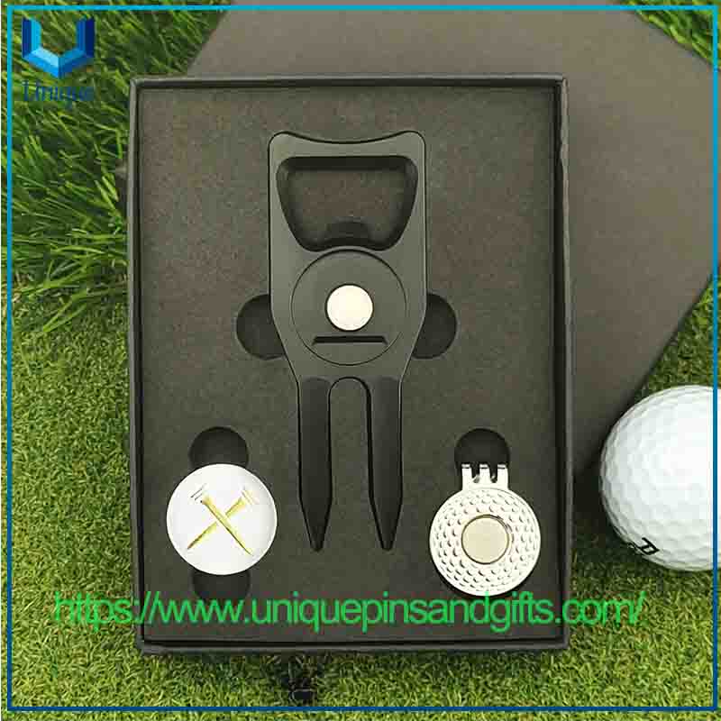 En Stock, creativo, con temática de tiburón, para poner pelotas de Golf de Metal, tenedores, Clips para sombrero, marcador de pelota de Golf, juegos de herramientas Divot