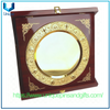Nuevo Placa de medalla exquisita, placa de madera en blanco, placa dorada, placa plegable de madera 