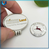 Accesorios de golf de alta calidad, marca de balanceo de esmalte duro con logotipo + marcador de bola en conjunto, personalice Clip de Cap de Metal de Golf de Cloisonne de Cloisonne +