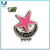 T2 Gallaway Golf HatClip con el logotipo de personalizar, Metal Golf HatClip en forma de estrella, Alloy de zinc Esmalte suave Hatclip Golf Polloker