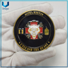 Venta al por mayor, fabricante de monedas de desafío del ejército, chapado en oro antiguo, esmalte suave, monedas de desafío personalizadas de oro de alta calidad