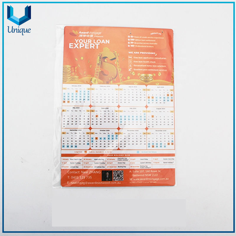 Casa a todo color Impreso Forma Imanes CALENDARIOS Pegatina Frigorífico