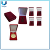 Venta al por mayor Medalla personalizada Medallion Moneda de Moneda Embalaje Caja de regalo Joyería Adorno Caja de terciopelo
