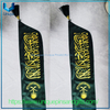 Diseño personalizado de alta calidad Arabia Saudita Bufanda de seda imitada con logotipo de impresión completo
