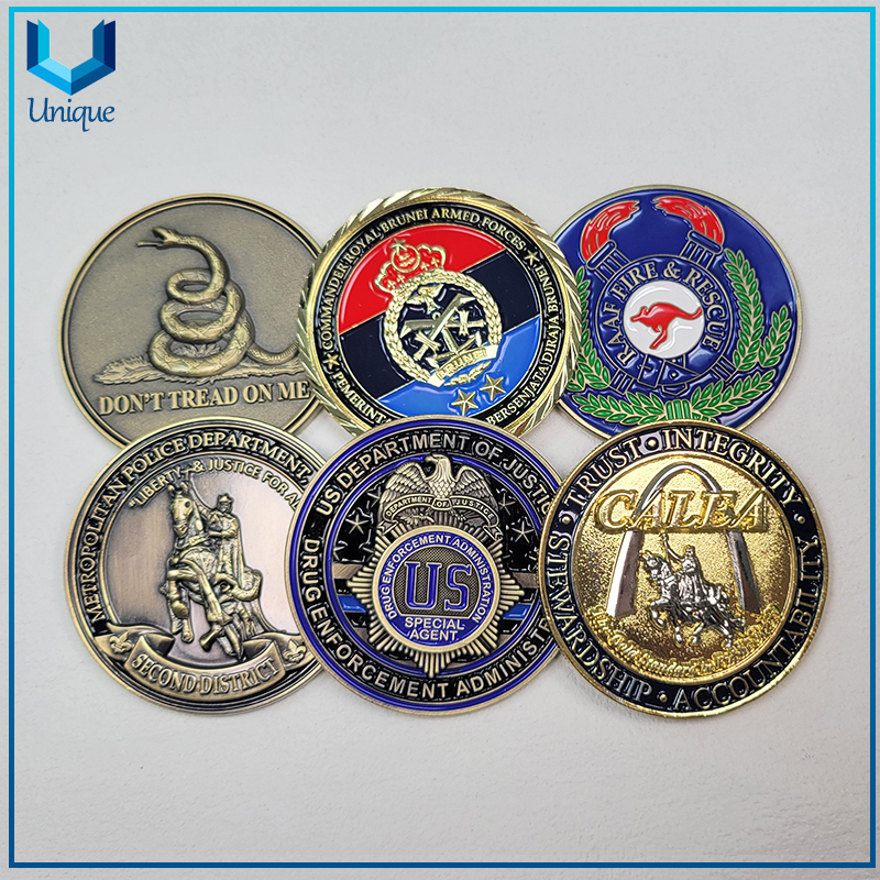 Monedas conmemorativas del zodiaco 3D de diseño personalizado de alta calidad, lugares escénicos/museo/organización nacional/militar/policía/monedas conmemorativas de metal deportivas