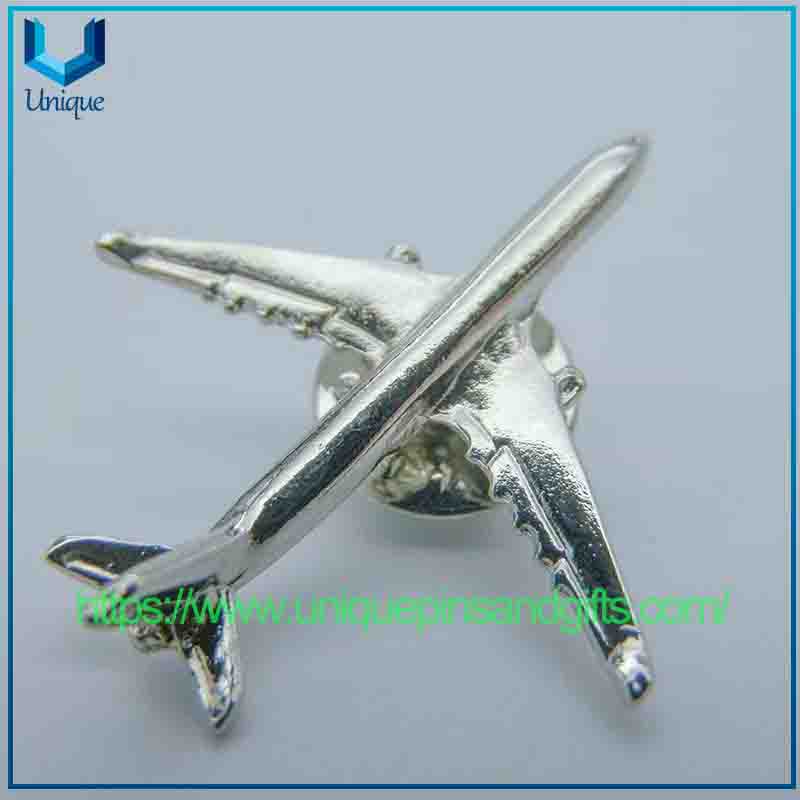 Metal 3D Boeing 787 Aviones Retro Único Simple Elegante Insignias, Accesorios De Bolsos
