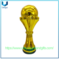 Trofeo de fútbol de Copa Africana de diseño personalizado, modelo de trofeo artesanal, decoración creativa, trofeo de copa de fútbol, ​​suministros para fanáticos