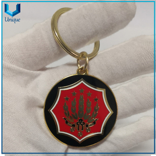 Medalla medalla de alta calidad en esmalte duro, medallón con llavero, regalo de medallón, medalla de honor medallón en oro