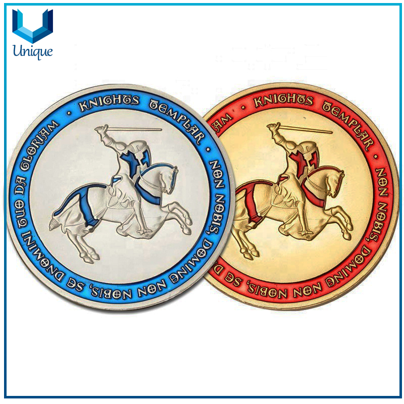 Personalice Fabricante de monedas de desafío, moneda de menta, antigua moneda de Egipto 3D, moneda de esmalte suave de Transparente