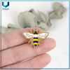 Pin de solapa de chapado de oro 24k, emblema del esmalte, marcador de sombrero, bolso de decoración, broche de metal de prenda, pernos de regalo promocionales