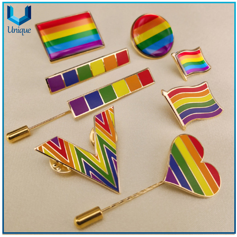Personalice el alfiler de metal, el pin de regalo de Sounvenir, el pin de oro del aniversario, el pasador de la boda del esmalte duro, la insignia del pin del arco iris, la insignia de la escuela, la insignia del evento deportivo, insignia del botón
