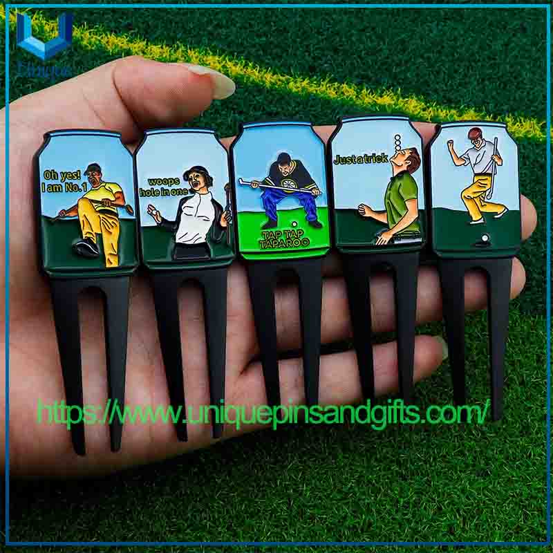 Marcador de pelotas de golf magn&eacute;tico con flecha giratoria (6)