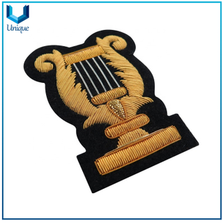 Logotipo de bordado de alta calidad para el sombrero, insignia de bordado para la tapa de la policía, personalice la etiqueta del bordado para uniforme de la policía