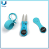 Personalice la marca de películas de golf con la herramienta Divot de golf + Silicone Golf HatClip + Sitular de pelota de golf de silicona en el conjunto de regalos para regalos promocionales