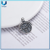 Colgante de plata antiguo de 925, personalizar 3D 925 plata de ley colgante encantador colgante