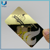 Fábrica al por mayor personalice la tarjeta de visita del metal, la tarjeta de membresía de lujo del espejo del espejo de cobre, tarjeta de identificación de metal de alta calidad