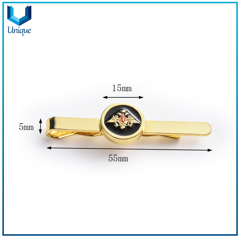 Personalice el clip de lazo del logotipo, la barra de la corbata de la moda del golf, el fabricante al por mayor para el gemelo y la corbata para los regalos