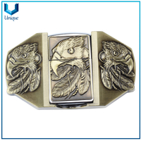 Hebilla de metal de águila 3D, moda Anitque Plata / ACCESORIOS DE METÁLICO DE CLASS DE LA PLATAJE, CUSTOM MÉXICO HEBLOS DE CORREO DE RATCHET DE ALUMINIO OCCIDENTAL