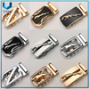 Mira la hebilla de metal de estilo, personalice los accesorios únicos de metal Fashon con logo de la empresa, hebilla de cinturón de metal de oro / plata para regalos