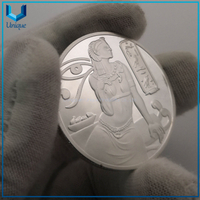 Moneda de plata de Grecia Egipto de forma redonda de alta calidad con diseño personalizado al por mayor