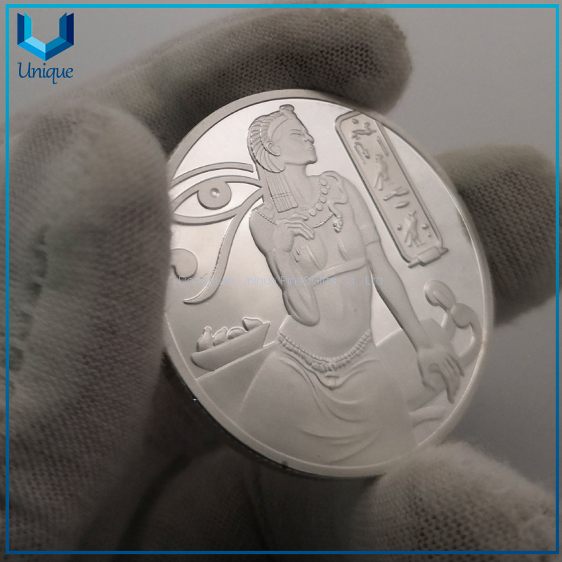 Moneda de plata de Grecia Egipto de forma redonda de alta calidad con diseño personalizado al por mayor