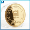 Moneda de espejo de desafío de oro de forma redonda de alta calidad con diseño personalizado al por mayor