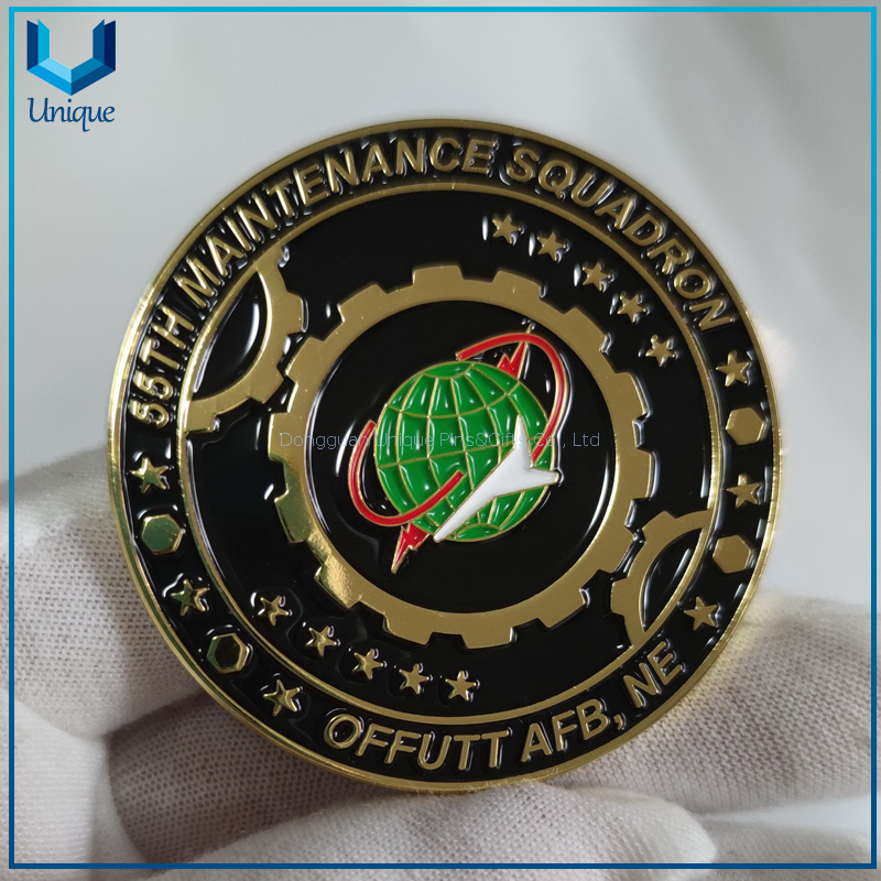 Moneda de desafío de planta de mantenimiento personalizada