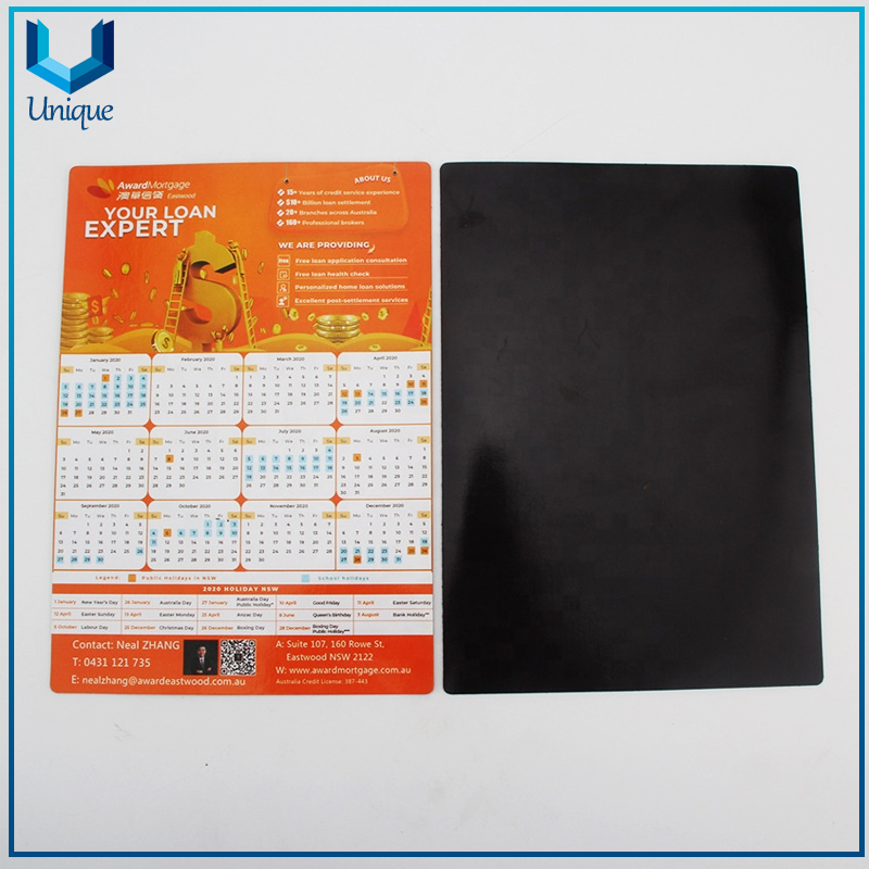 Imanes de forma de casa impresa a todo color Calendarios001-06