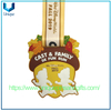 Medallas de plástico de plástico de caucho suave de PVC personalizados Medallas de premios de la competencia de deportes 3D en forma de dibujos animados