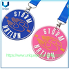 Medalla personalizada de la medalla de goma de PVC PVC personalizada Medalla de recuerdo con cinta para eventos de promoción
