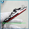Venta al por mayor personalizado Malasia militar TLDM barco cordón de muñeca KD Terengganu F174 patrullero recuerdo llavero corto con gancho de cierre