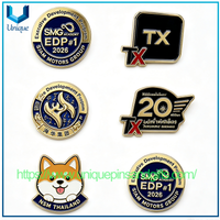 Pines de solapa esmaltados personalizados Pedido de Tailandia | Insignia de metal del logotipo de la empresa Broches de recuerdo corporativo personalizados