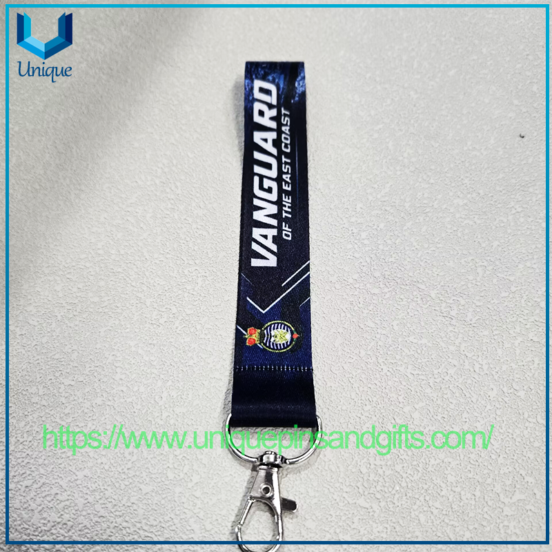 Venta al por mayor personalizado Malasia militar TLDM barco cordón de muñeca KD Terengganu F174 patrullero recuerdo llavero corto con gancho de cierre